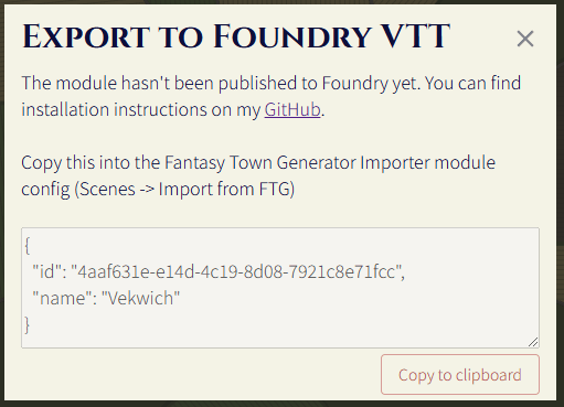 export to foundry